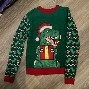 Celebrate Together Dinosaur Christmas Sweater